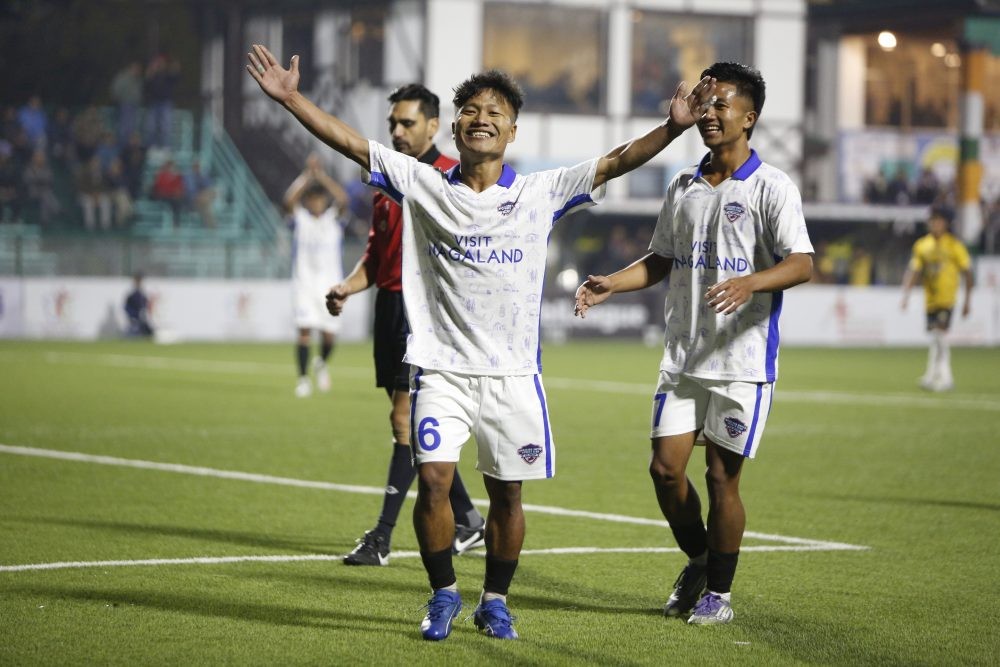 Dream start for the debutants! Nagaland United SC stun Real Kashmir FC 3-1 in their IFL debut at the TRC Stadium in Srinagar.